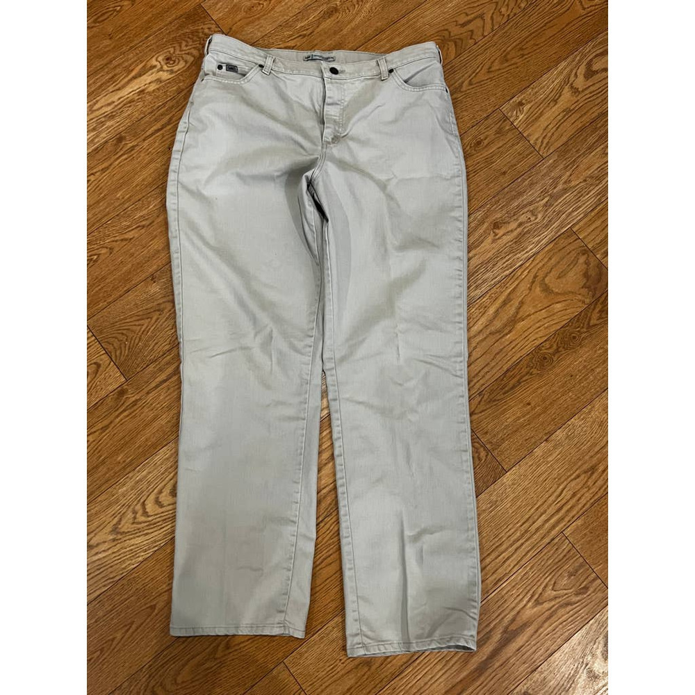 Lee Tan Relaxed Fit Straight Leg Jeans Sz 16L EUC​​​